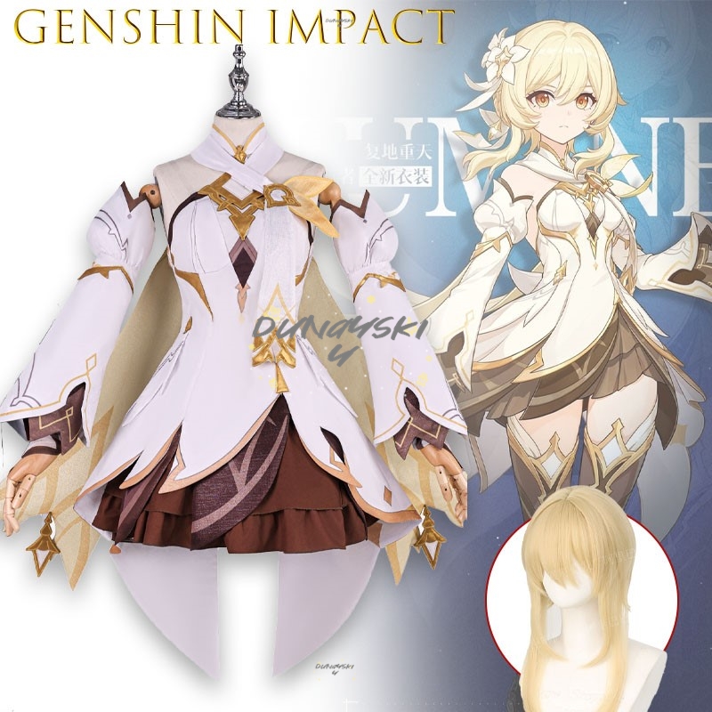 Men Shoes Europe To Us - Fantasia Genshin Impact Lumine Aether Heaven