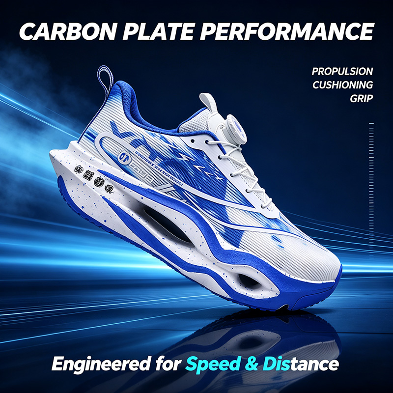 Men'S Shoes Professional - Tênis de corrida com placa de