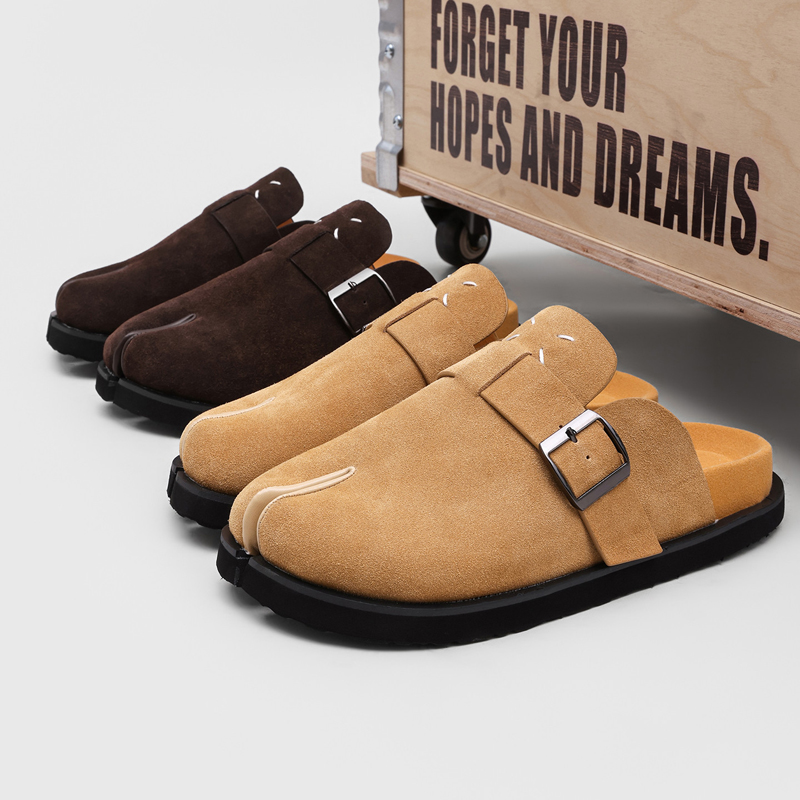 Men'S Shoes With Toes - Novos Sapatos Mule Masculinos com Bico