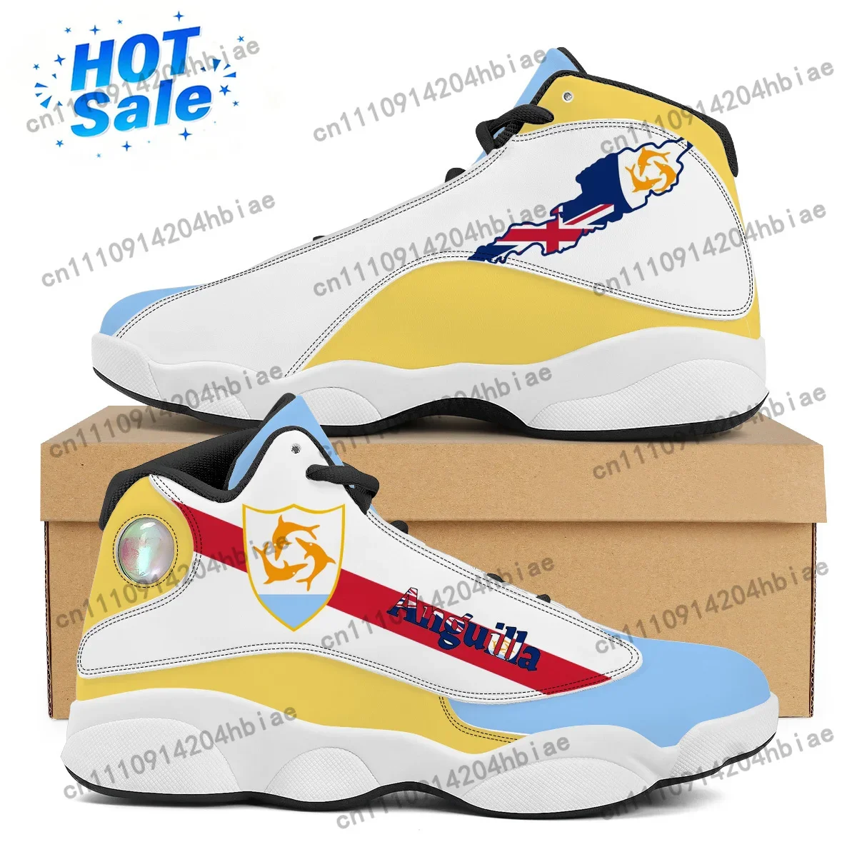 Men'S Shoes Basketball - Tênis Personalizados com Estampa da Bandeira
