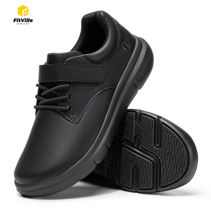 Men'S Shoes V5 Rnr - Sapatos Diabéticos Masculinos FitVille, Largura Ampla,