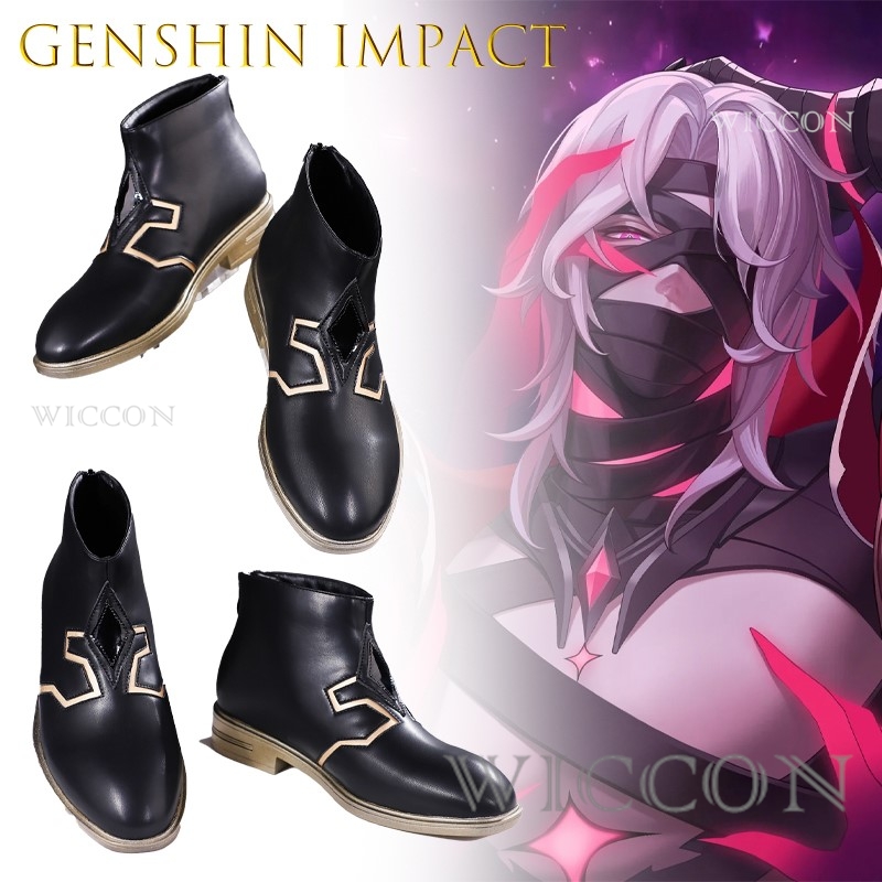 Men Shoes Europe To Us - Genshin impacto rerir cosplay sapatos de