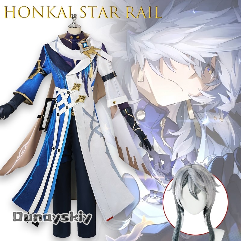 Men Shoes Europe To Us - Ahonkai star rail domingo cosplay traje