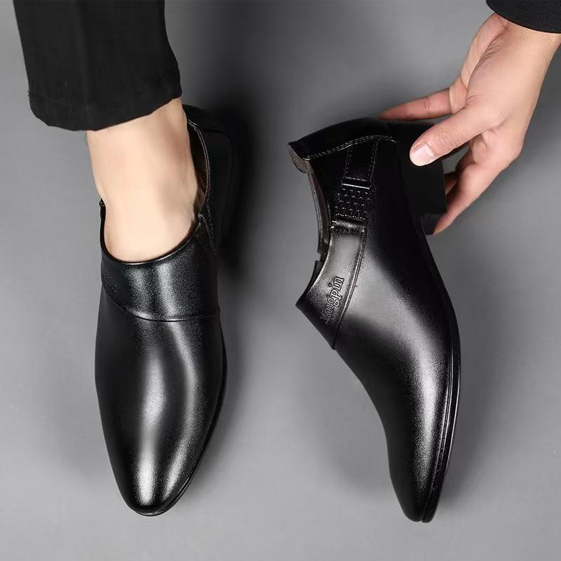 Men Shoes On Clearance - Sapato social casual de couro para