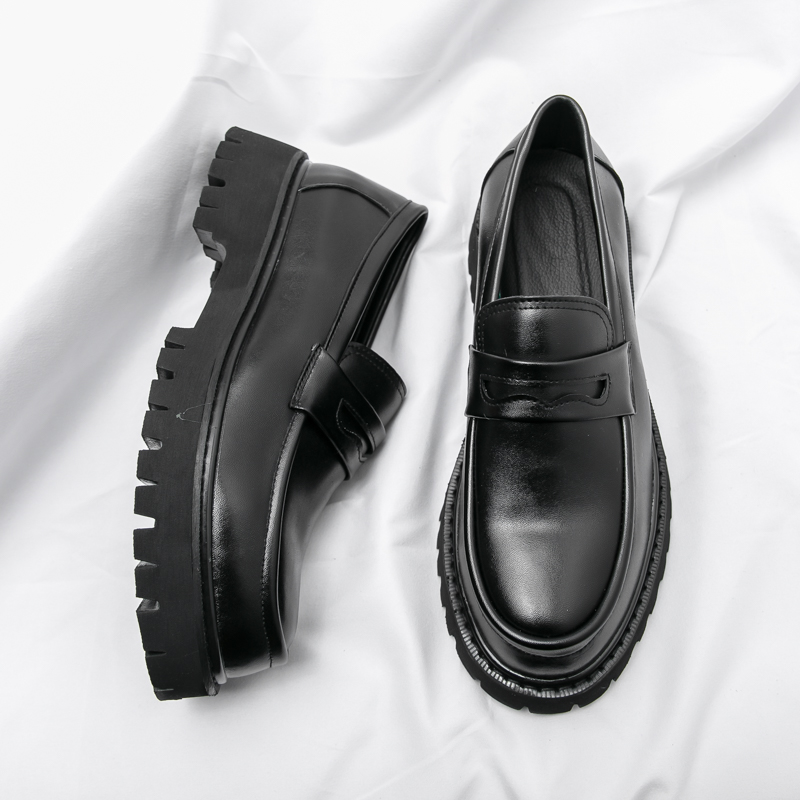 Men Shoes Prada - Novos sapatos de plataforma mocassins sapatos