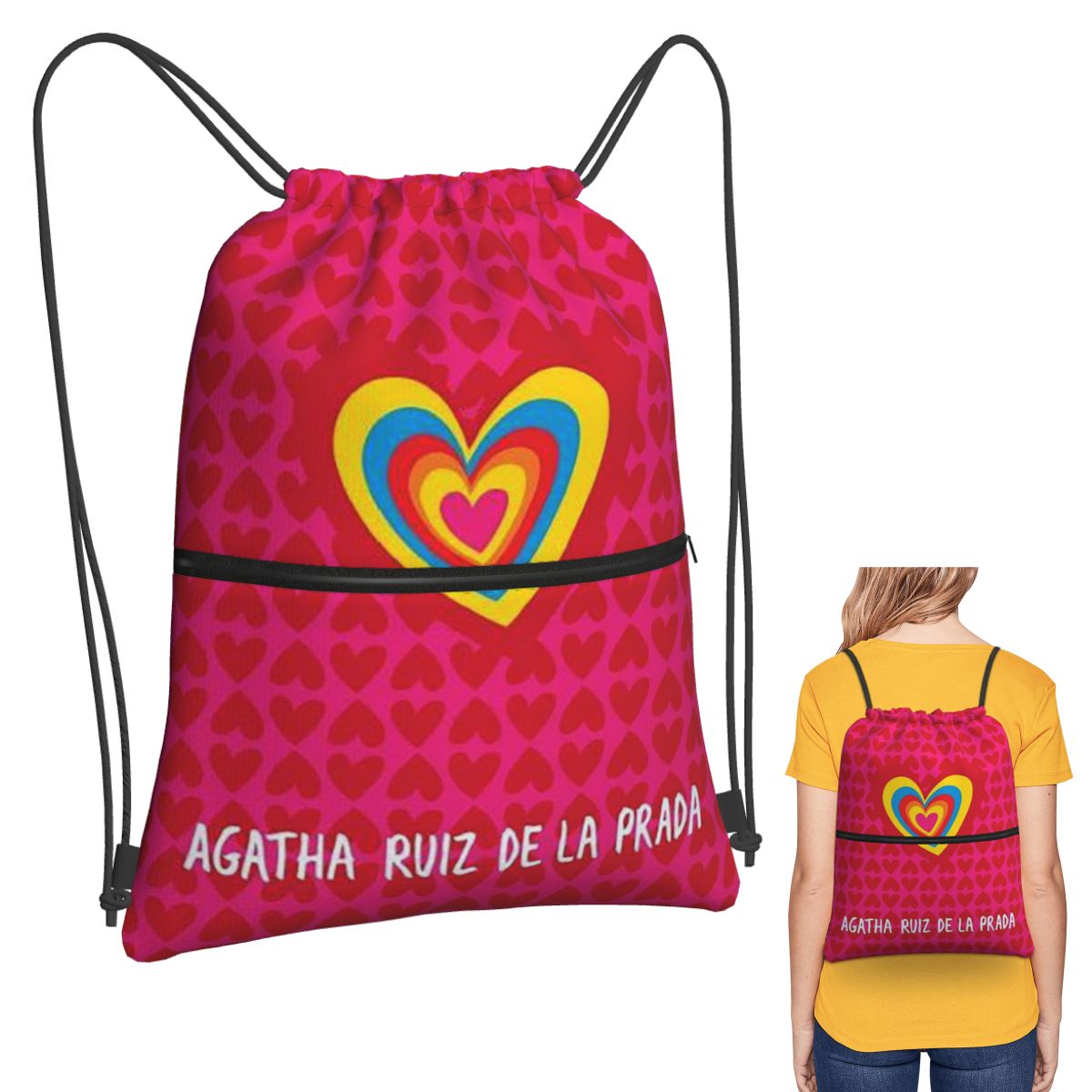 Men Shoes Prada - Mochilas com padrão Agatha Ruiz-De La-Prada,