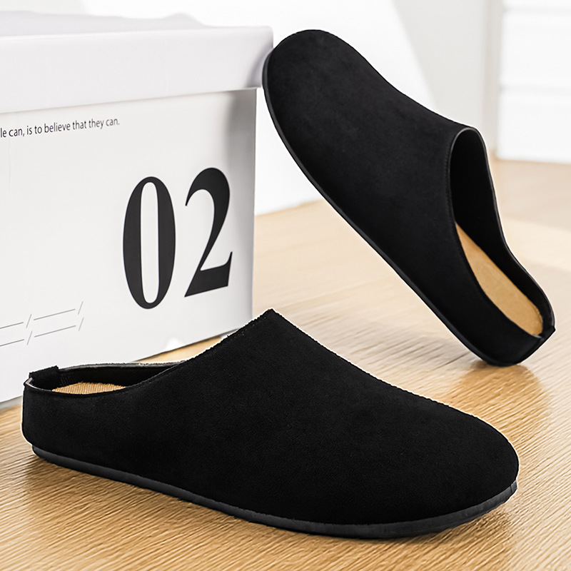 Novos Mules Masculinos Slip-On - Men'S Shoes With Toes avaliação e preço