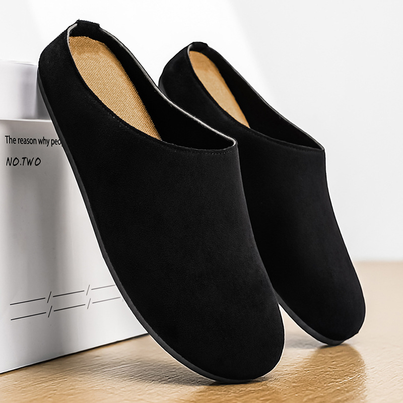 Novos Mules Masculinos Slip-On - Men'S Shoes With Toes avaliação e preço