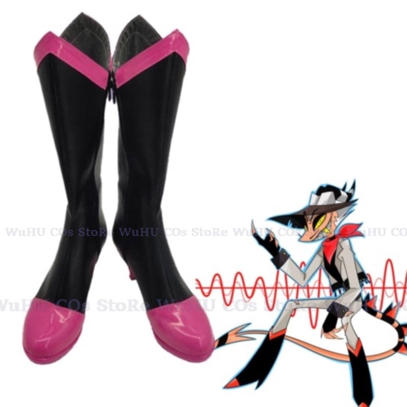 Helluva Boss Cosplay Boots par - Men Shoes Europe To Us avaliação e preço