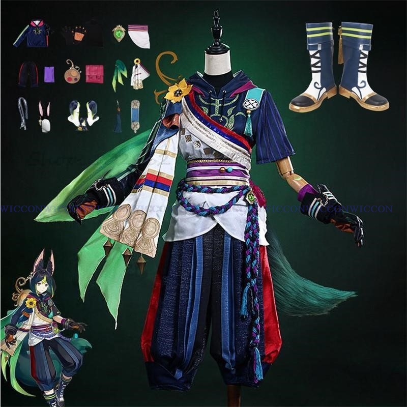 Tighnari Jogo Cosplay Traje co - Men Shoes China avaliação e preço