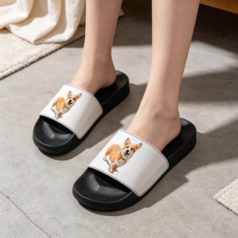 Chinelos femininos e masculino - Men Shoes Illustration avaliação e preço