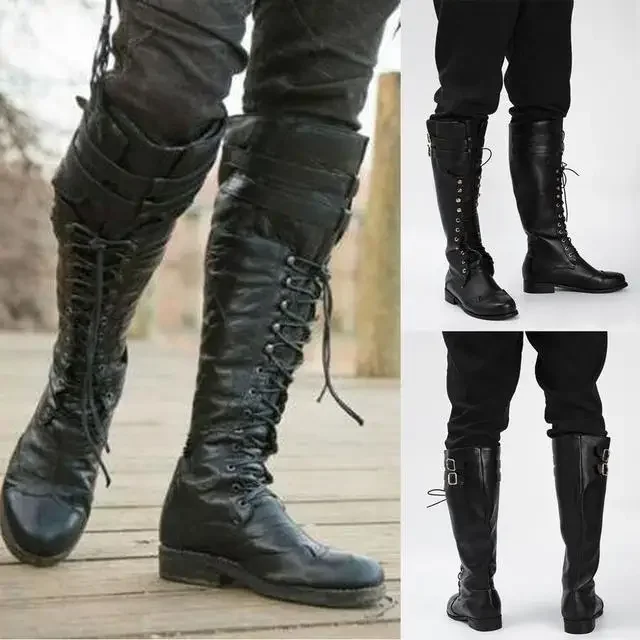 Botas medievais steampunk para - Men Shoes Europe To Us avaliação e preço