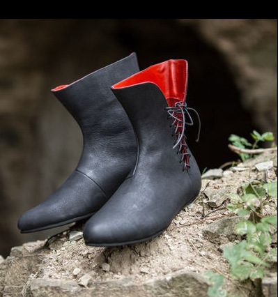 Sapato de couro medieval mascu - Men Shoes China avaliação e preço