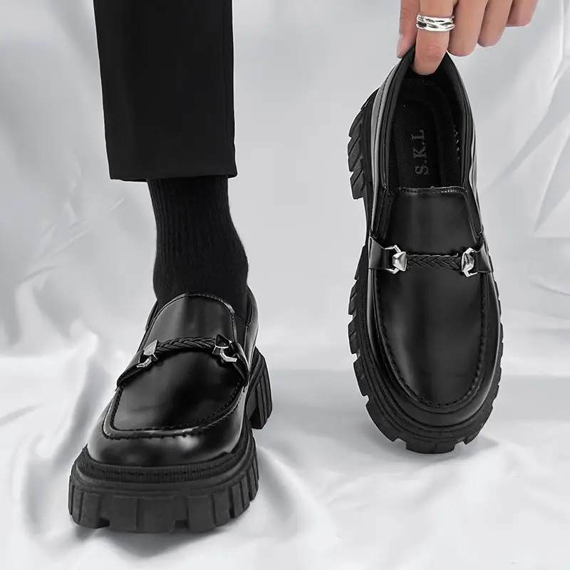 Plataforma mocassins de couro  - Men Shoes Prada avaliação e preço