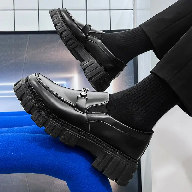 Plataforma mocassins de couro  - Men Shoes Prada avaliação e preço