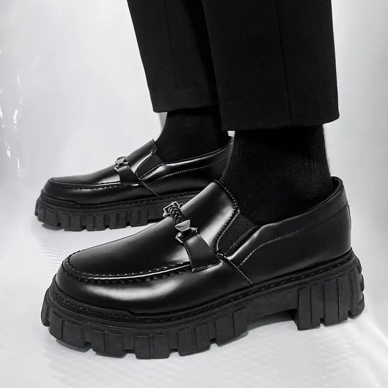 Plataforma mocassins de couro  - Men Shoes Prada avaliação e preço